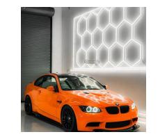 Revolutionizing Auto Detailing with Flexible Detailing Work Hexagon Lights for Repair Shops and Car 