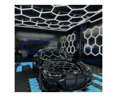 Modern LED Lights Hexagon, Flawless Finishes: Elevating Auto Detailing Standards