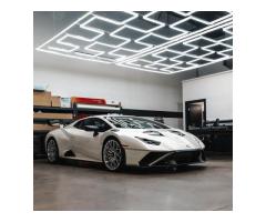 Precision and Glow: Modern Auto Surface Perfection LED Car Workshop Lights for Flawless Auto Detaili