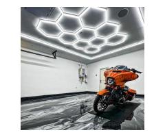 Next-Level Auto Care: Perfect Detailing Made Easy with Modern Automotive Perfection LED Lights Hexag