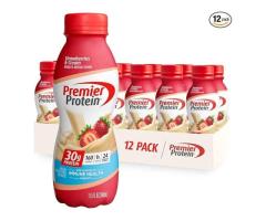 Premier Protein Liquid Protein Shake -24 Vitamins & Minerals/Nutrients to Support Immune Health, Str