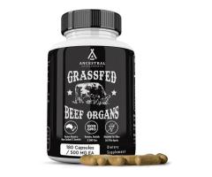 Ancestral Supplements Grass-Fed Beef Organ Blend: Whole Body Wellness in a Capsule!