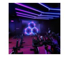 New Year, New Energy: LED RGB Hexagon Lights in Modern Fitness Spaces