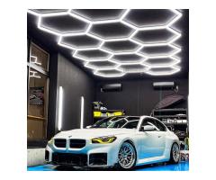 Every Scratch, Every Detail: See It All with Professional Car Detailing LED Lights Hexagon