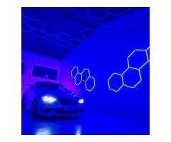 Vivid DIY Creative LED RGB Hexagon Lights for Superior Auto Detailing