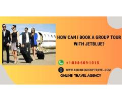 How can I book a group tour with JetBlue?